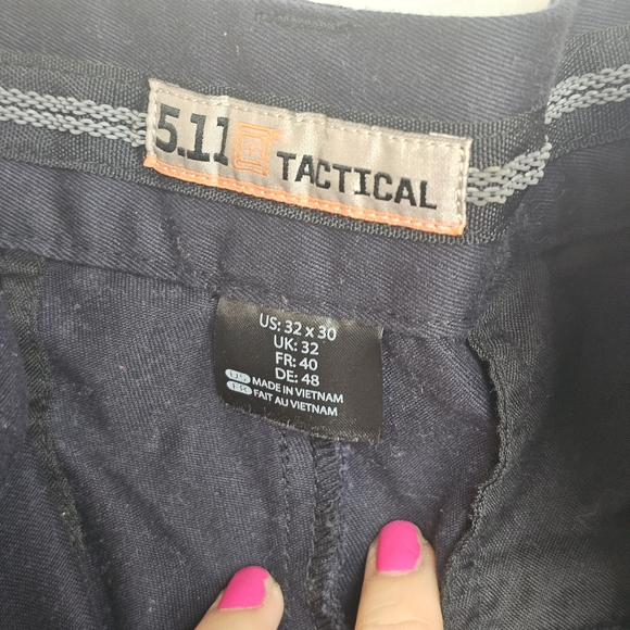 5.11 Tactical Black KVR Pants 100 Cotton Mens 32 X 30 - Picture 5 of 12